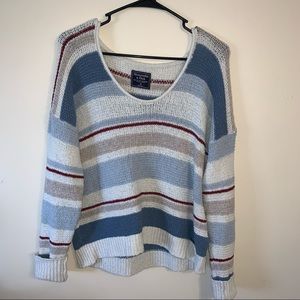 Color block sweater